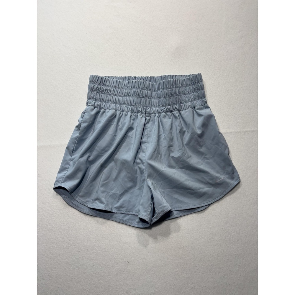 Nike Running Shorts Womens Large Blue Dri-FIT Lined Elastic Lightweight Athletic
